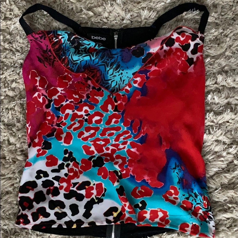 Bebe wild prints shirt